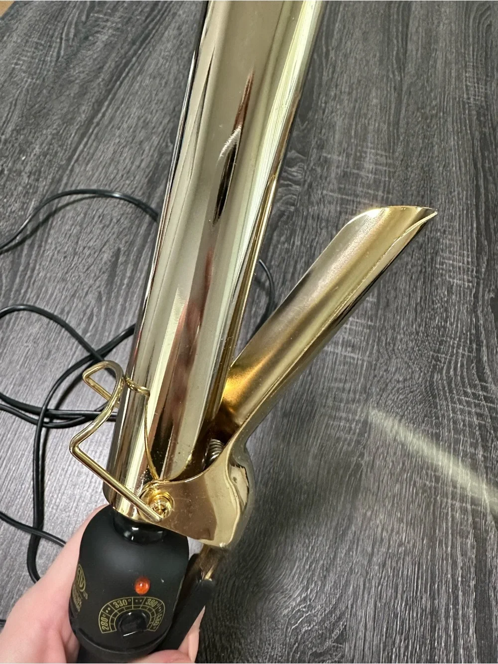 Hot Tools 24k Gold Extended Barrel Curling Iron